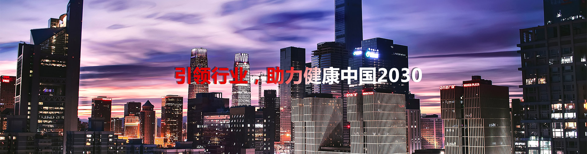 引领行业，助理健康中国2030